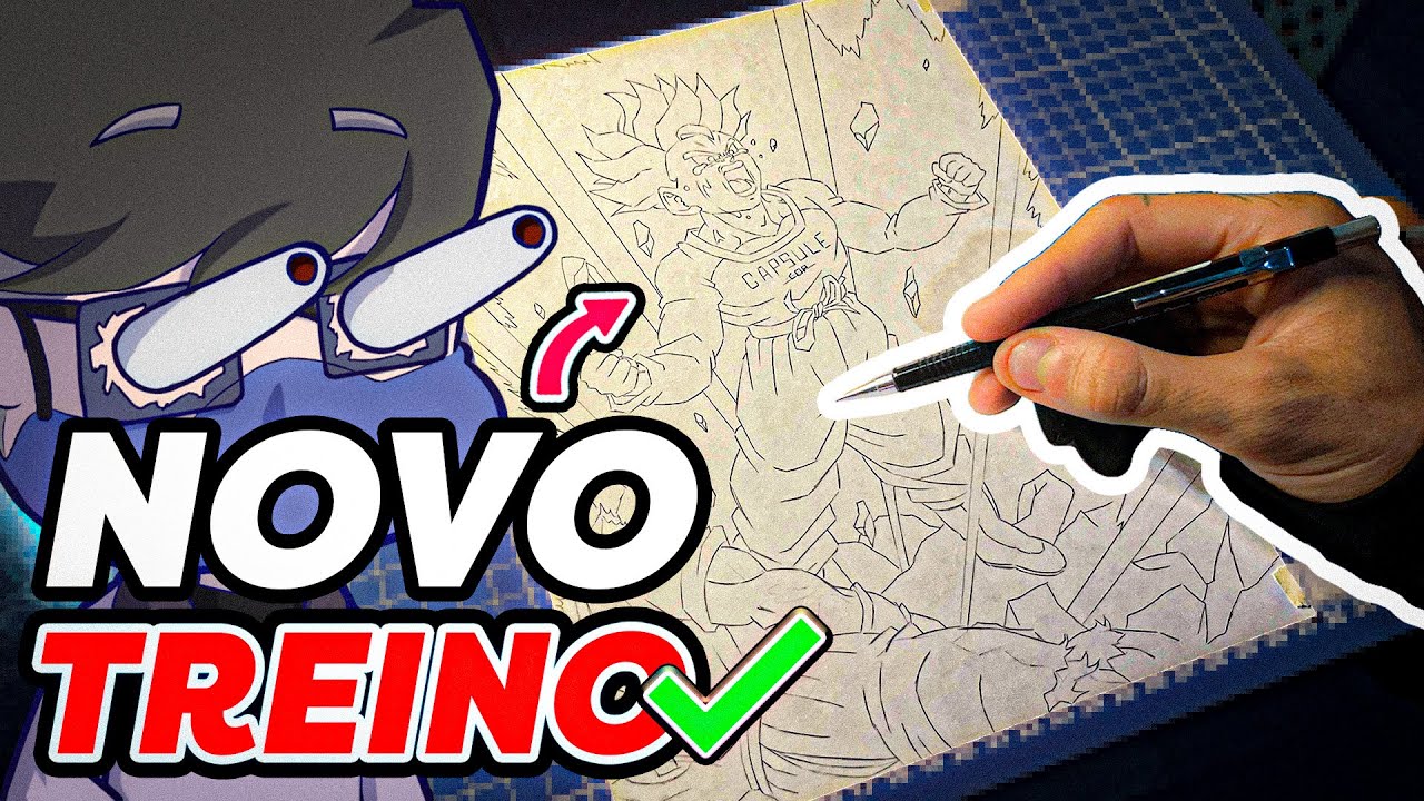 VEJA! a TÉCNICA que vai FAZER VOCÊ EVOLUIR DEMAIS! | Drawing - Trunks (Dragon Ball Z)