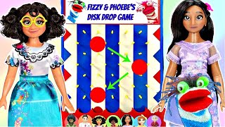 Disney Encanto Play Fizzy's Disk Drop Game to Build Casita House