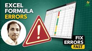 Excel Formula Errors Explained | Error Checking in Excel (Fix Errors Fast)