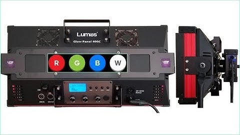 Lumos glow panel 400C, 200C RGBW LED lighting for film and television 촬영조명