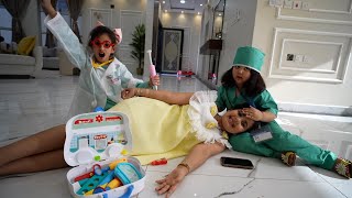 الدكتوره تعالج ليلى مريضه !