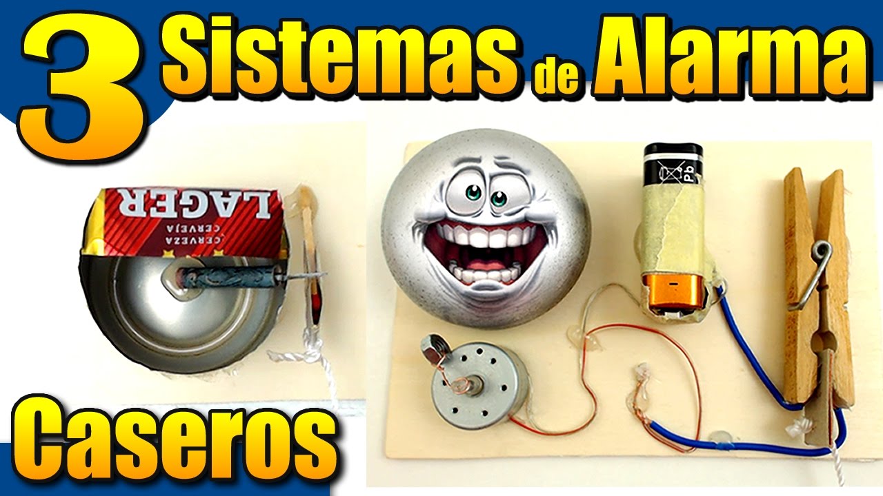 Equivalente Mejorar jerarquía 3 SISTEMAS de ALARMA Caseros, cómo se hacen | Te Digo Cómo - YouTube