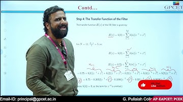 Linear Phase FIR Filter Design using Hamming, & Rectangular Windows | DSP by Dr. B. Ravi Chandra Sir