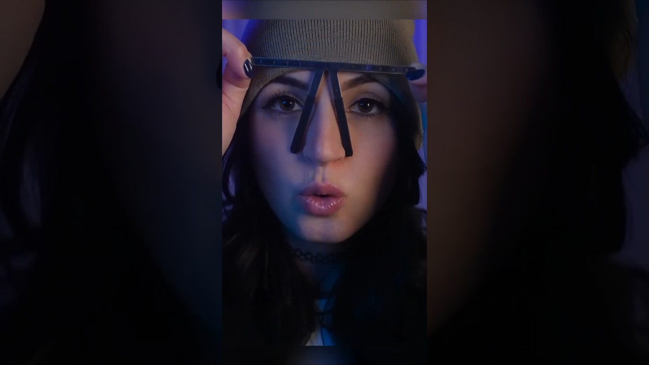 ASMR - How symmetrical is your face? #asmr #shorts