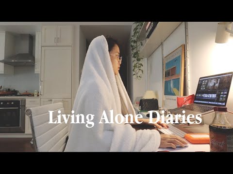 Living Alone Diaries | Chill and productive nights at home, Youtube life in nyc, finding balance