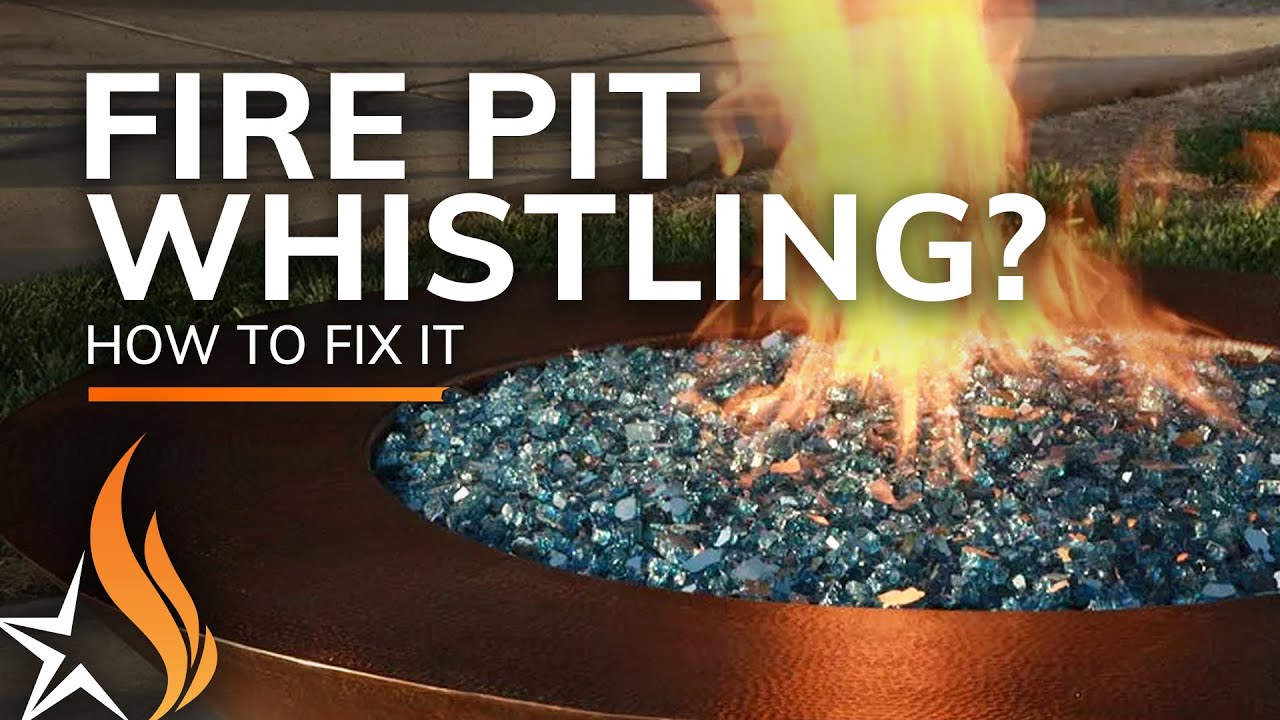 QUICK TIP to stop your fire pit from whistling - YouTube