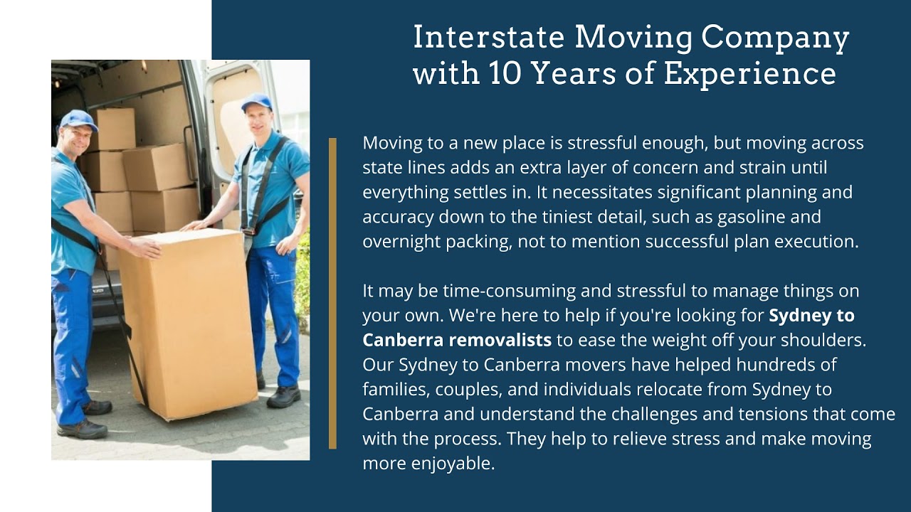 Moving from Sydney to canberra | Cheap Interstate Movers