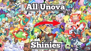 I CAUGHT ALL UNOVA SHINY POKÉMON!!!!