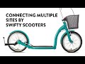 Connecting multiple sites by Swifty Scooter Bruntwood SciTech partnership