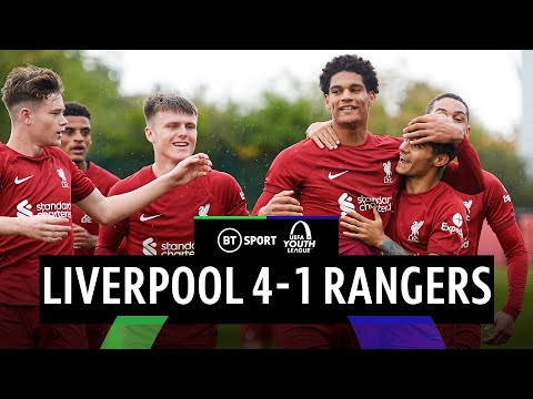 Liverpool u19 vs rangers u19 (4-1) | reds continue impressive form | uefa youth league highlights