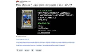 $54,000 Mega Charizard X ex Black Label, This Pokemon Market is Different