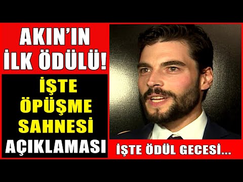 Akın Akınözü'nün İlk Ödülü! Ebru Şahin'li Utandıran Öpüşme Sahnesine İlk Açıklama! İşte Ödül Gecesi!