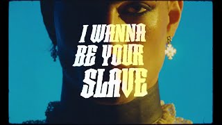 Video thumbnail of "I WANNA BE YOUR SLAVE 我想成為妳的奴隸 - Måneskin 天際月光樂團 Lyrics Video 英繁中字"