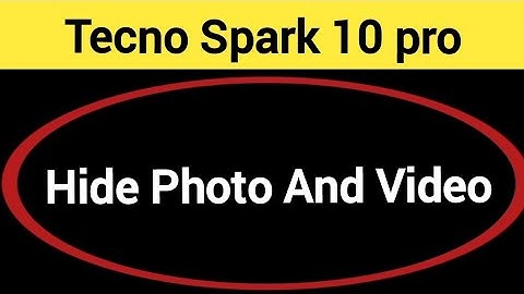 How to show and hide photo and video, Tecno Spark 10 pro me photo hide kaise karen