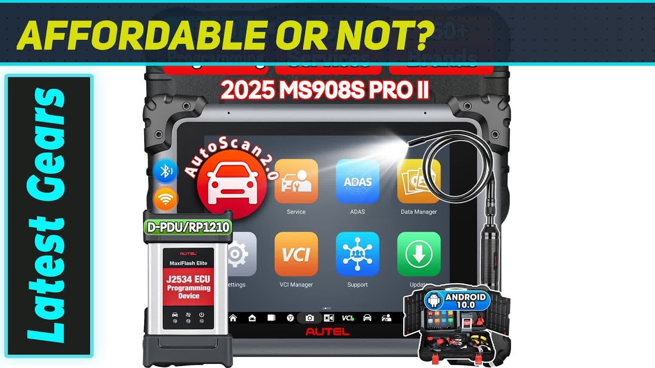 Autel Scanner MaxiSYS MS908S PRO II | Best ECU Programming & Diagnostic Tool 2025