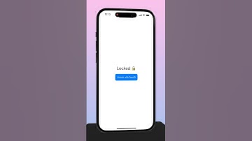 FaceID Integration & Usage | SwiftUI Tutorial #shorts #faceid #swiftuicodes #framework #components