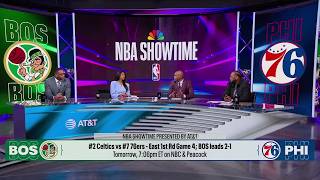 FULL NBA SHOWTIME | Lakers eliminate Rockets in 4? Celtics/76ers game 4? Thunder, Knicks & Magic win