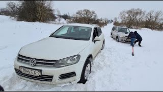 Два РУКОЖОПА на БЕЗДОРОЖЬЕ | Volkswagen Tuareg &amp; Hyundai Terracan в offroad!