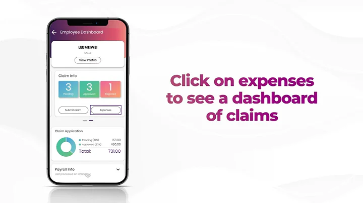 SQL Payroll eClaim mobile app - submit and check status