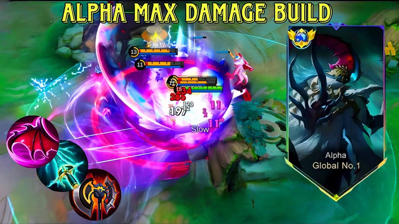 WHEN GLOBAL ALPHA ABUSE THIS NEW BEST BUILD 2025 ! BUILD TOP 1 GLOBAL ...