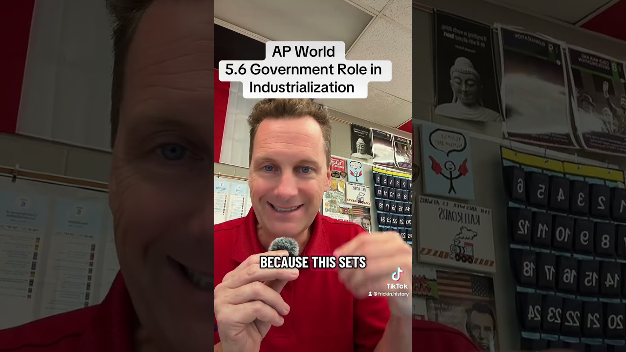 5.6 AP World History. Government Role in Insustriaization