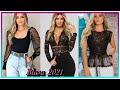 BLUSAS DE COLOR NEGRO MODA 2021 LAS MÁS HERMOSAS BLUSAS EN TENDENCIA 🖤😍