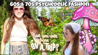 Crocheting Different Aesthetics | 70s Psychedelic Fashion