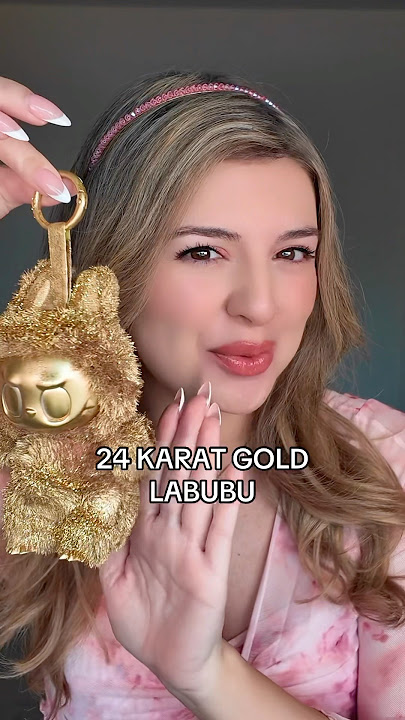 I found a rare GOLD Labubu #shortsfeed #lol #gold #labubu