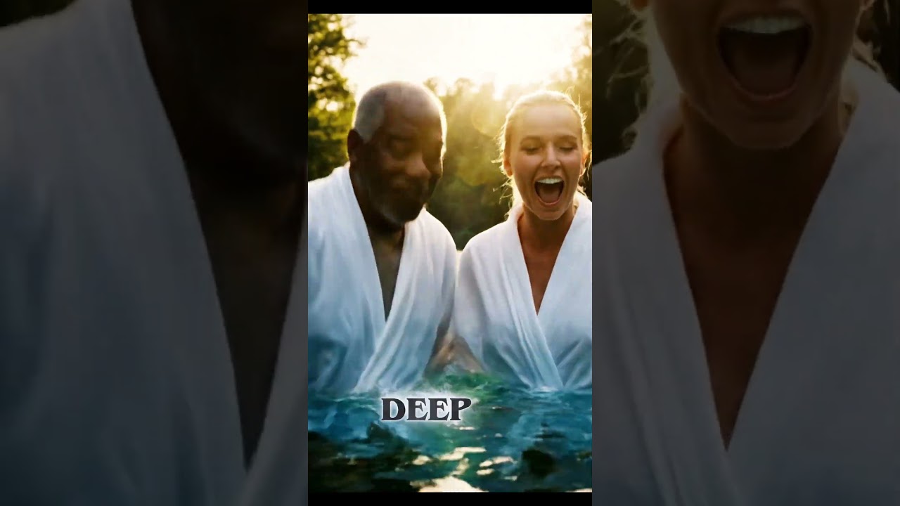 Крещение в реке стало сюрпризом 😲 Толпа реагирует мгновенно