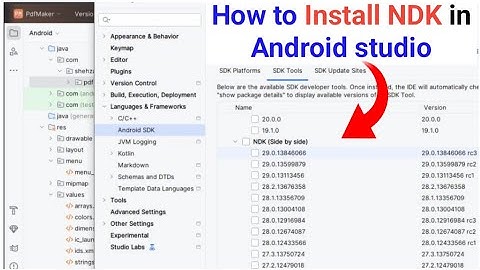How to Install NDK in Android studio || How to install NDK in android studio in 2025