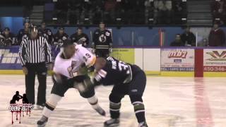 Brad Wingfield Vs Steve Bosse LNAH Vintage Fight Sherbrooke Vs St Jean 2009