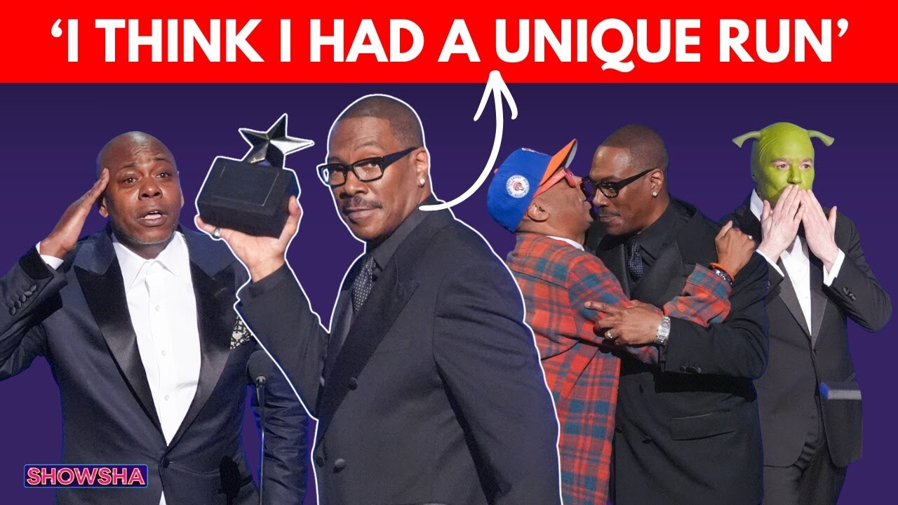Eddie Murphy Reacts With Humour As He Receives AFI Lifetime Achievement Award | N18G