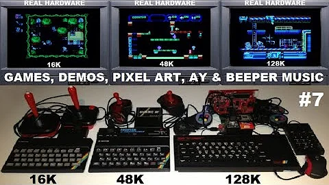 ZX SPECTRUM 16K, 48K, 128K - The BEST in GAMES & DEMOS on REAL HARDWARE, Episode 7