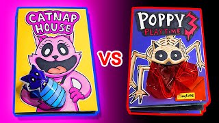 Poppy Playtime Chapter 3🧺 vs Poppy Playtime Chapter 3💀 (Game Book Battle, Horror Game, Paper Play)