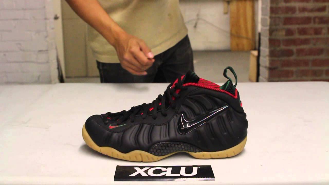 nike air foamposite pro gucci black