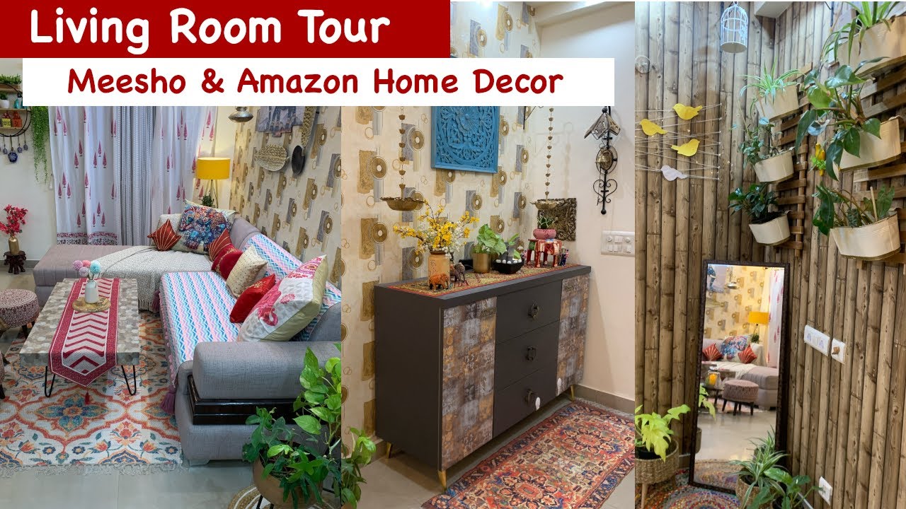 My Living Room Tour Meesho Home Decor Haul Simplify Your Space with
