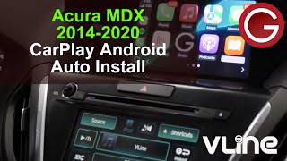 How to add CarPlay & Android Auto into Acura MDX 2014-2017 factory stereo | VLine VL2 System HON3 screenshot 4