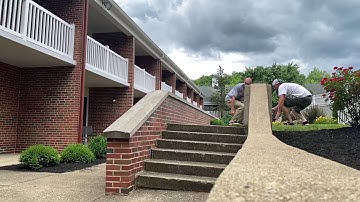 Nollie heel noseslide hubba alternate angle
