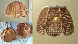 The steps of modeling a Rattan pendant light on C4D