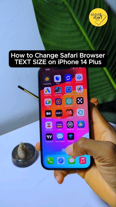 How To Change Safari Browser Text Size On IPhone 14 Plus shorts how-to-change-safari-browser-text-size-on-iphone-14-plus-shorts