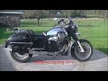 Moto guzzi california 1400 touring  agostini exhaust sound  shock factory 