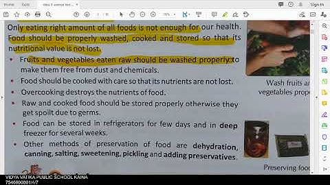 class 5 science chapter 2 Health and hygiene part 2