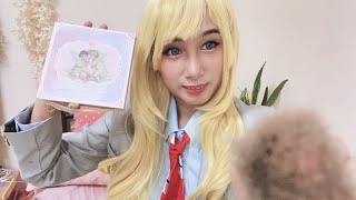 ASMR . A friendly Cosplayer does your make up for the con | Layered sound INTENSE asmr triggers