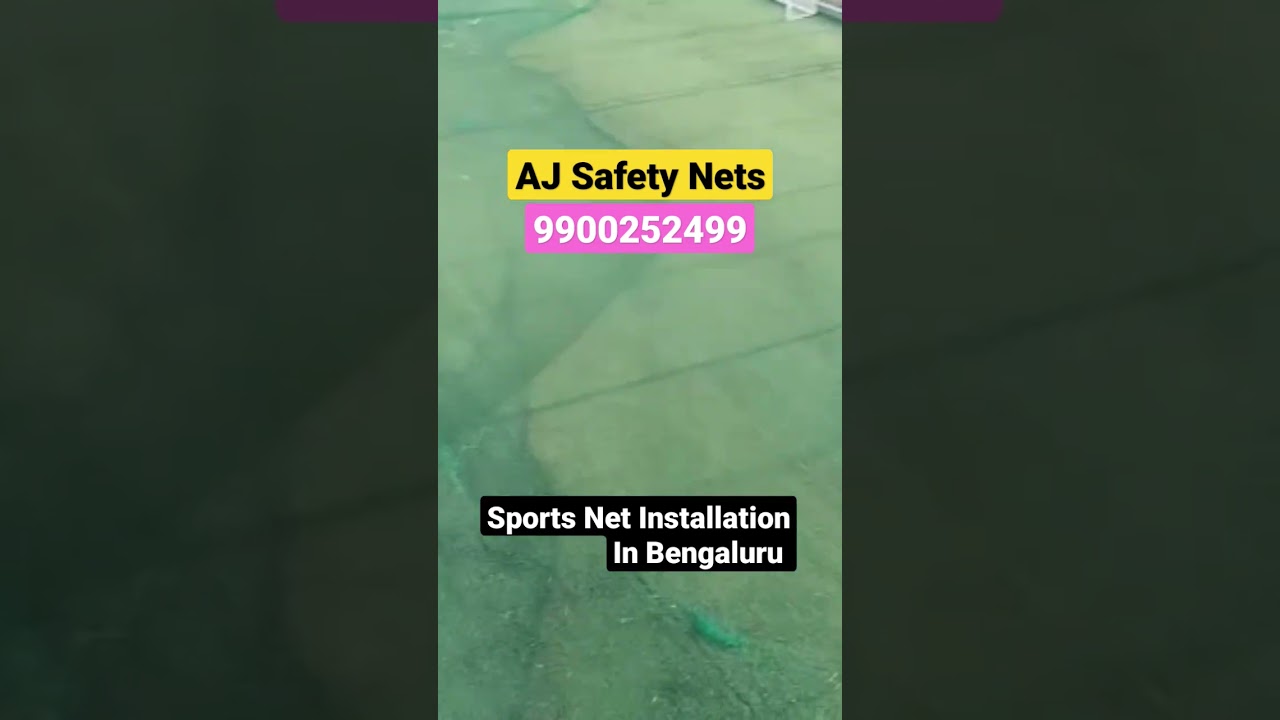 Sports Net Installation | Cricket Nets Installation | Golf Net Installation | AJ Safety Nets