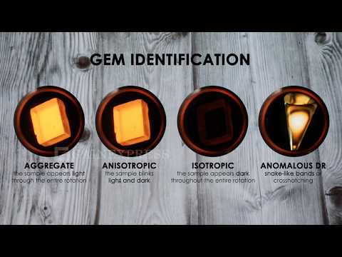 CLMG 7202 Handheld Polariscope for gem identification - Gemologist tool