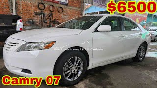 លក់តម្លៃធូៗ($6500) Toyota Camry 07 ធានាជូនថាពិតជាល្អ