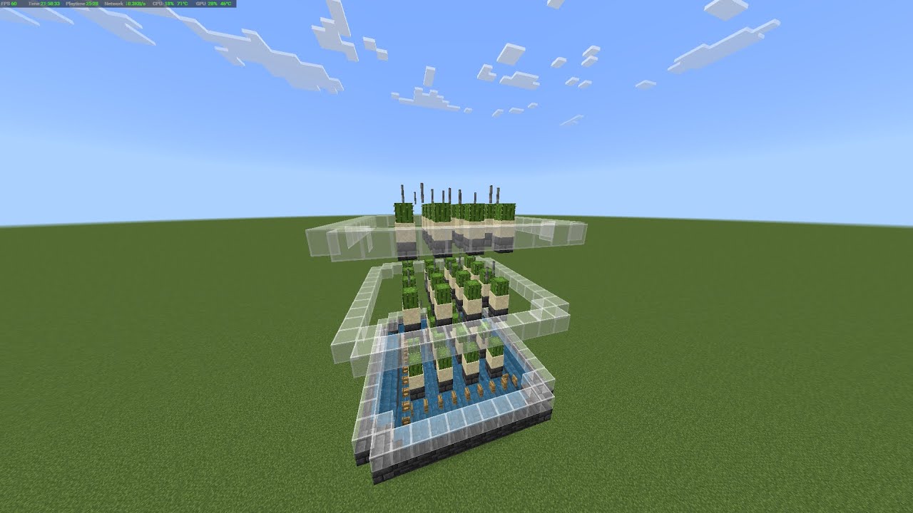 Minecraft Automatic Cactus Farm || Bedrock and Java || Version 1.21 ...
