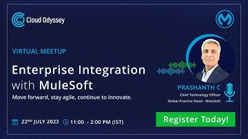 Virtual Meetup on Enterprise Integration with MuleSoft | July 22 11 AM IST
