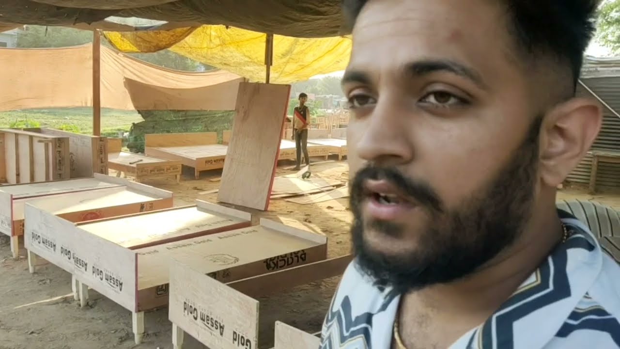 furniture market mohali Chandigarh // bed starts from 3800 only