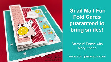 Snail Mail Fun Fold Card